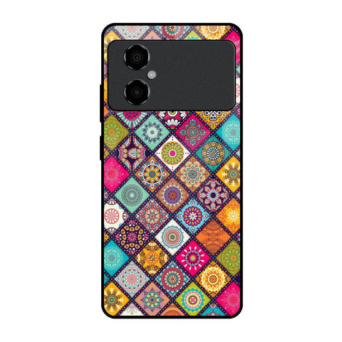 Multicolor Mandala Glossy Case for Poco M4 5G