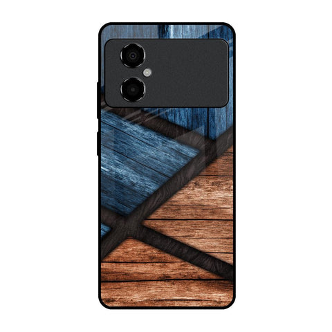 Wooden Tiles Glossy Case for Poco M4 5G