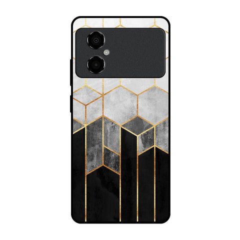 Tricolor Pattern Glossy Case for Poco M4 5G