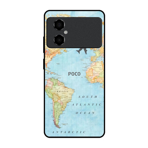 Fly Around The World Glossy Case for Poco M4 5G