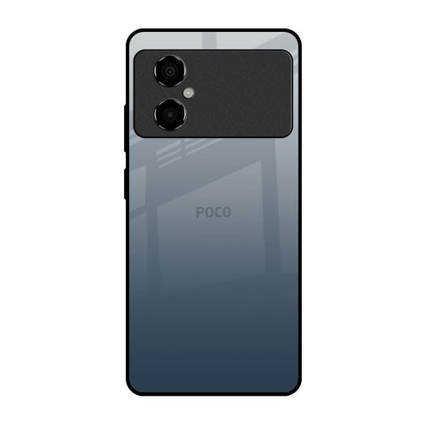 Smokey Grey Color Glossy Case For Poco M4 5G