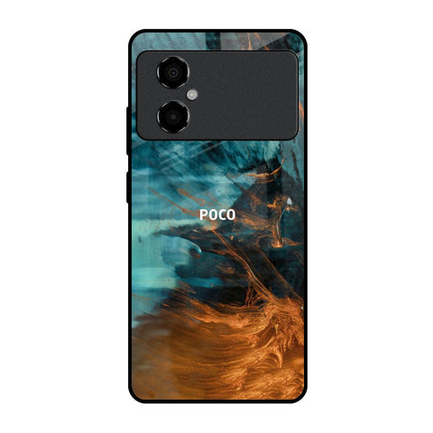 Golden Splash Glossy Case for Poco M4 5G