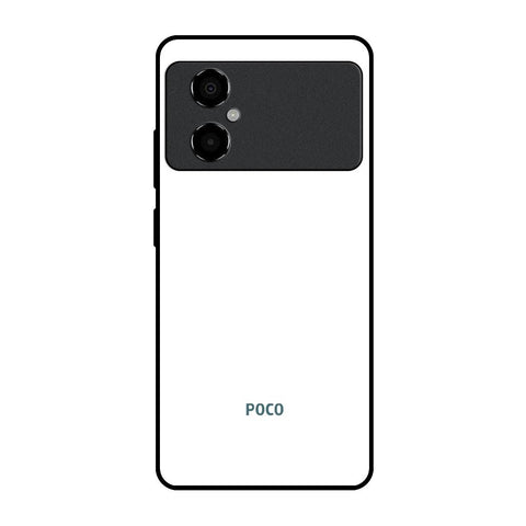 Arctic White Glossy Case for Poco M4 5G