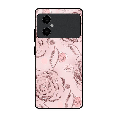Shimmer Roses Glossy case for Poco M4 5G