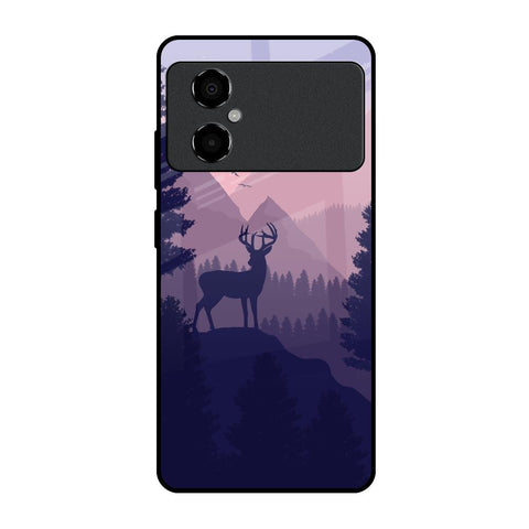 Deer In Night Glossy Case For Poco M4 5G