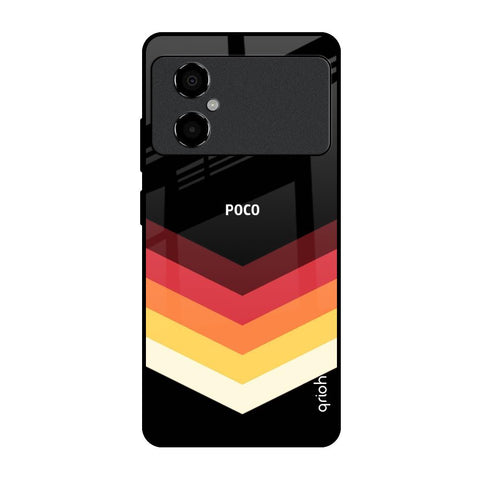 Abstract Arrow Pattern Glossy Case For Poco M4 5G