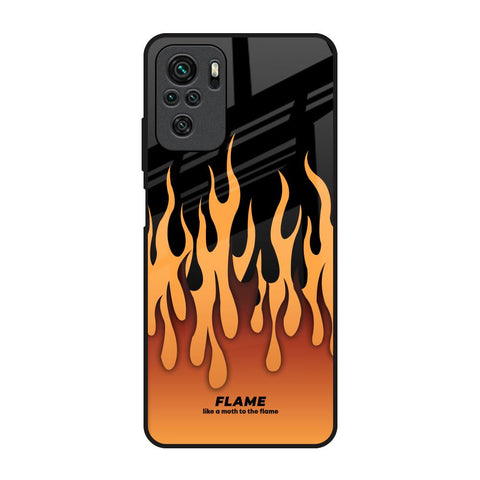 Fire Flame Glossy Case for Redmi Note 11 SE