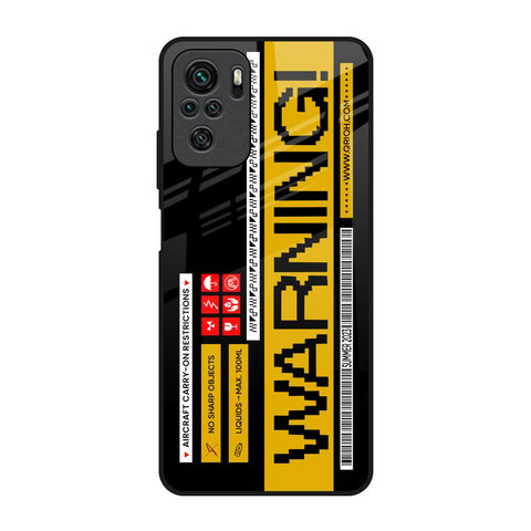 Aircraft Warning Glossy Case for Redmi Note 11 SE