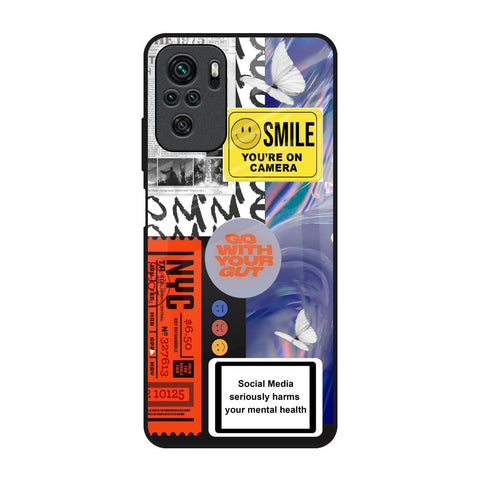 Smile for Camera Glossy Case for Redmi Note 11 SE