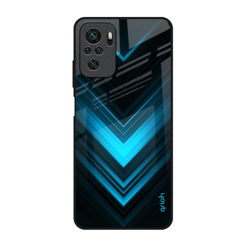 Vertical Blue Arrow Glossy Case For Redmi Note 11 SE