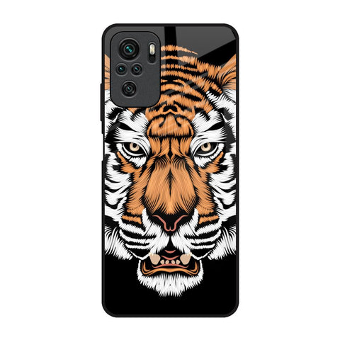 Angry Tiger Glossy Case For Redmi Note 11 SE