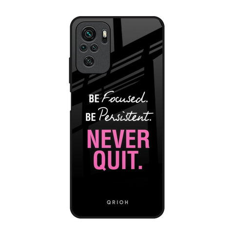 Be Focused Glossy Case for Redmi Note 11 SE
