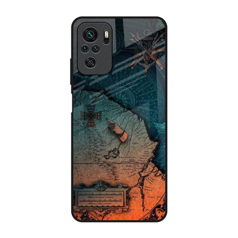 Geographical Map Glossy Case for Redmi Note 11 SE
