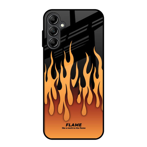 Fire Flame Glossy Case for Samsung Galaxy A14 5G