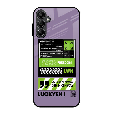 Run & Freedom Glossy Case for Samsung Galaxy A14 5G