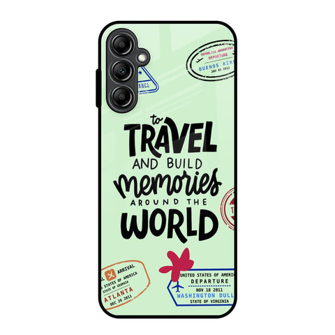 Travel Stamps Glossy Case for Samsung Galaxy A14 5G