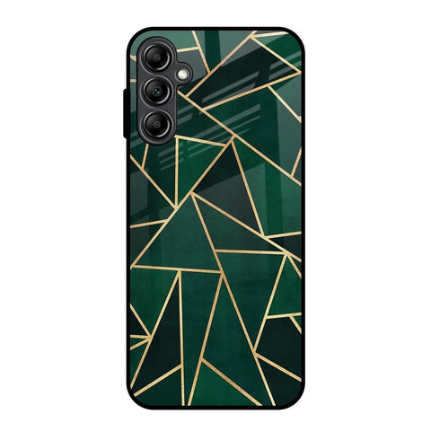 Abstract Green Glossy Case For Samsung Galaxy A14 5G