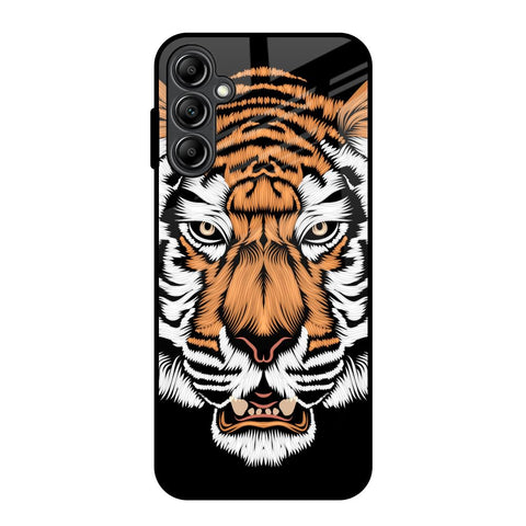 Angry Tiger Glossy Case For Samsung Galaxy A14 5G