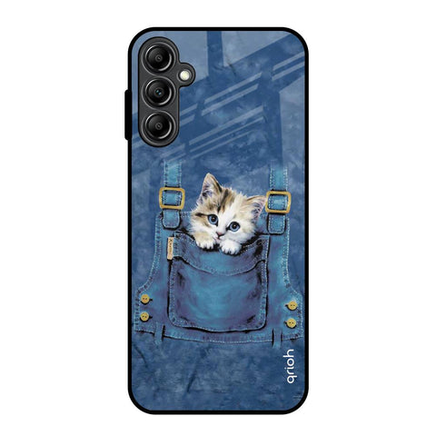 Kitty In Pocket Glossy Case For Samsung Galaxy A14 5G