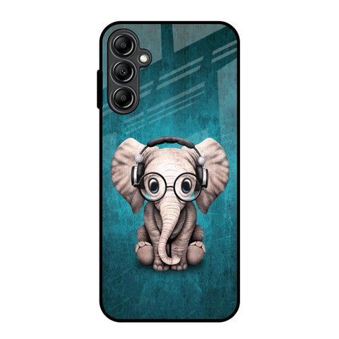 Adorable Baby Elephant Glossy Case For Samsung Galaxy A14 5G