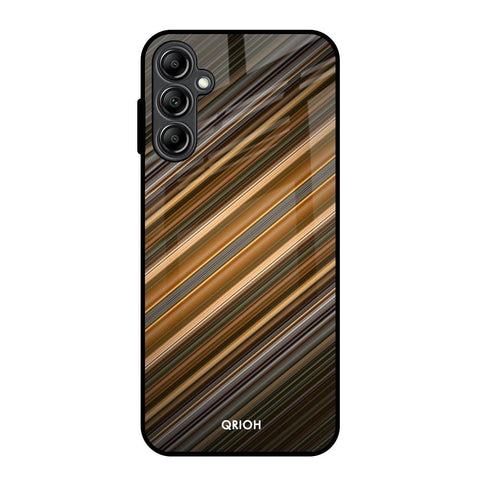 Diagonal Slash Pattern Glossy Case for Samsung Galaxy A14 5G