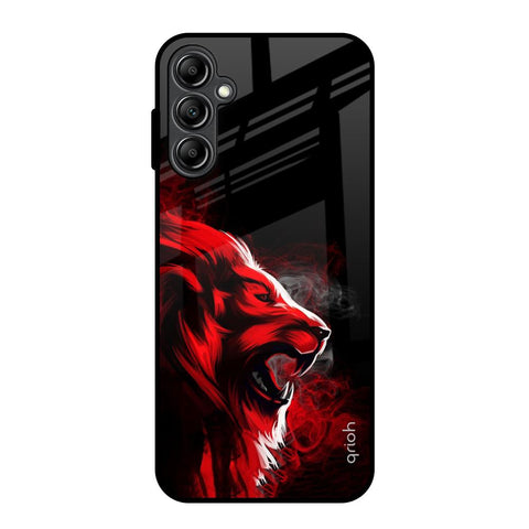 Red Angry Lion Glossy Case for Samsung Galaxy A14 5G