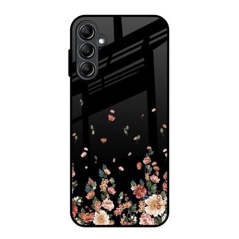 Floating Floral Print Glossy Case for Samsung Galaxy A14 5G