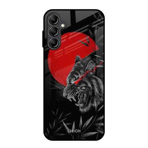 Red Moon Tiger Glossy Case for Samsung Galaxy A14 5G