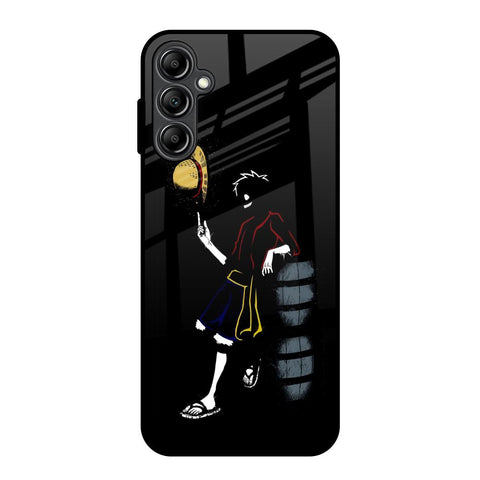 Luffy Line Art Glossy Case for Samsung Galaxy A14 5G