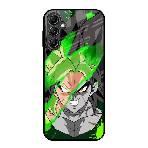 Anime Green Splash Glossy Case for Samsung Galaxy A14 5G