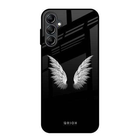 White Angel Wings Glossy Case for Samsung Galaxy A14 5G