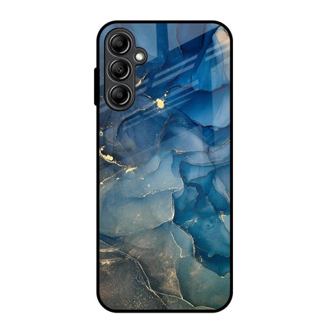 Blue Cool Marble Glossy Case for Samsung Galaxy A14 5G