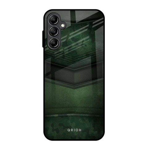 Green Leather Glossy Case for Samsung Galaxy A14 5G
