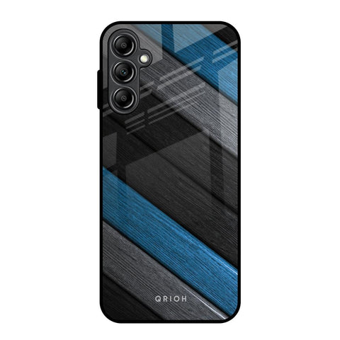 Multicolor Wooden Effect Glossy Case for Samsung Galaxy A14 5G