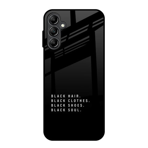 Black Soul Glossy Case for Samsung Galaxy A14 5G