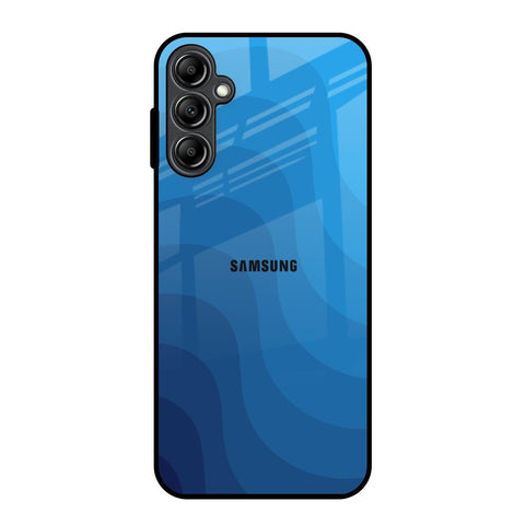 Blue Wave Abstract Glossy Case for Samsung Galaxy A14 5G