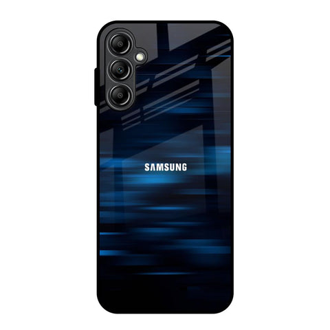 Blue Rough Abstract Glossy Case for Samsung Galaxy A14 5G