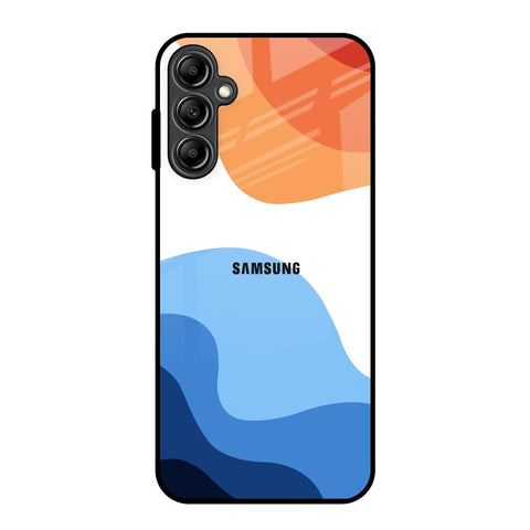 Wavy Color Pattern Glossy Case for Samsung Galaxy A14 5G