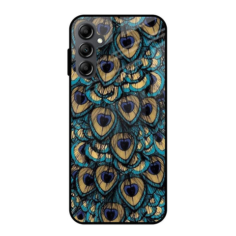 Peacock Feathers Glossy case for Samsung Galaxy A14 5G