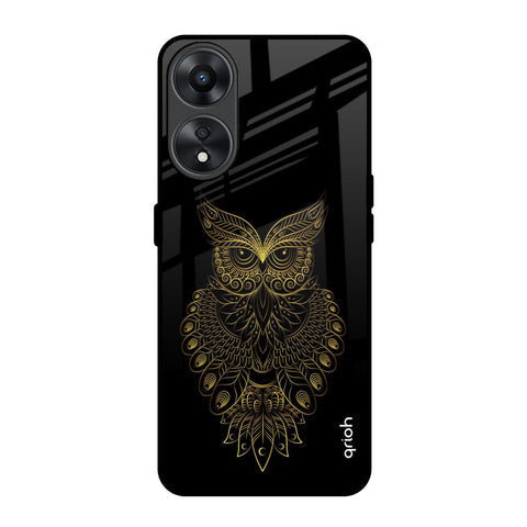 Golden Owl Glossy Case for Oppo A78 5G