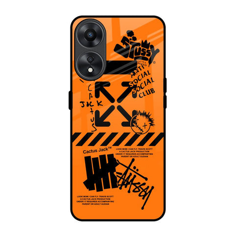 Anti Social Club Glossy Case for Oppo A78 5G