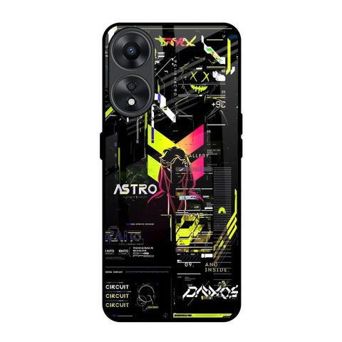 Astro Glitch Glossy Case for Oppo A78 5G