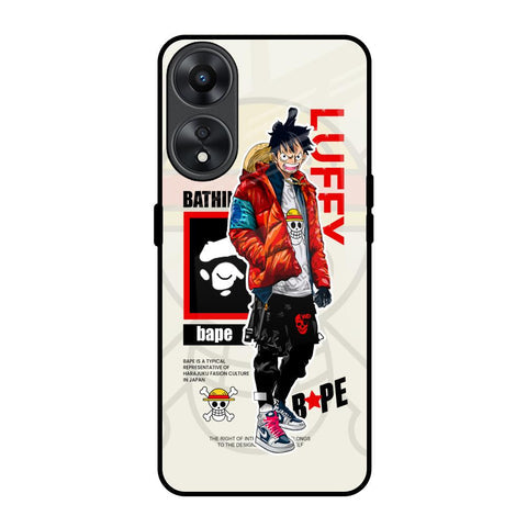 Bape Luffy Glossy Case for Oppo A78 5G