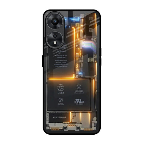 Glow Up Skeleton Glossy Case for Oppo A78 5G