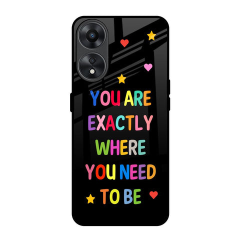 Magical Words Glossy Case for Oppo A78 5G