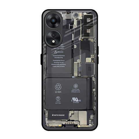 Skeleton Inside Glossy Case for Oppo A78 5G