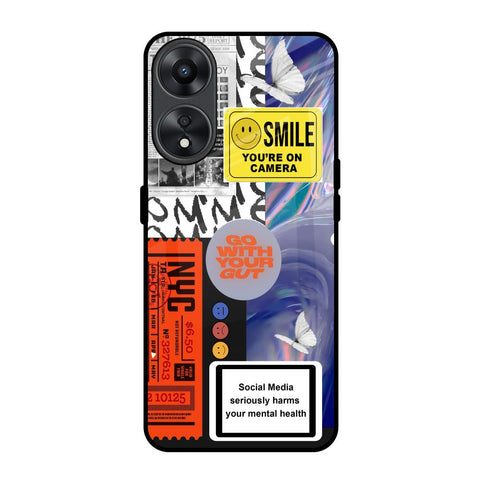 Smile for Camera Glossy Case for Oppo A78 5G