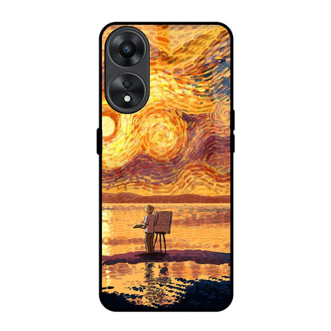 Sunset Vincent Glossy Case for Oppo A78 5G