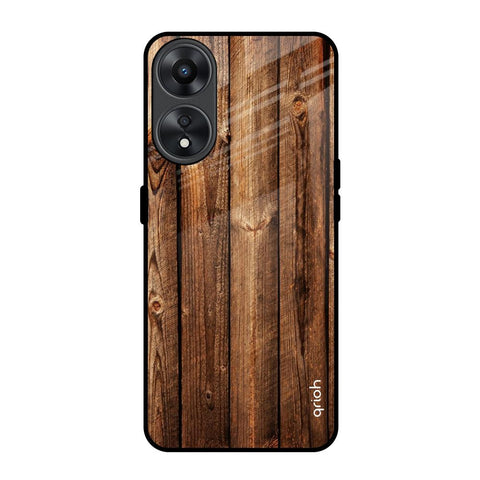 Timber Printed Glossy Case for Oppo A78 5G