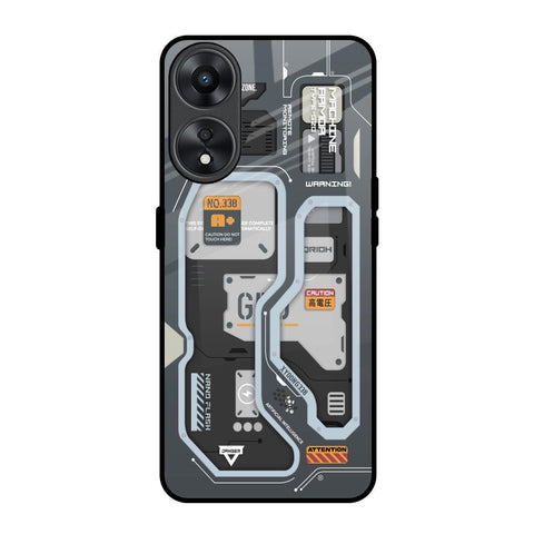 Retro Futuristic Glossy Case for Oppo A78 5G